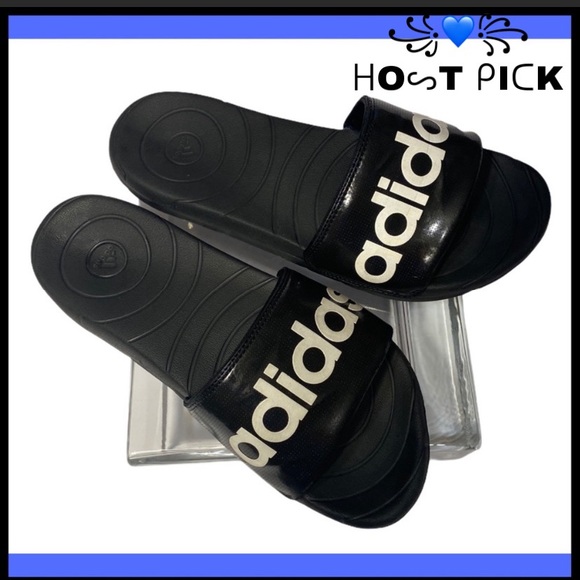 adidas Other - ADIDAS MEN’S Sz 8 Adilette SLIDES BLACK Like NEW